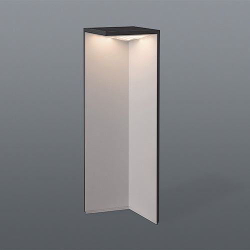 Spazio Fold Solar 2.2W 520lm Bollard Light - Black