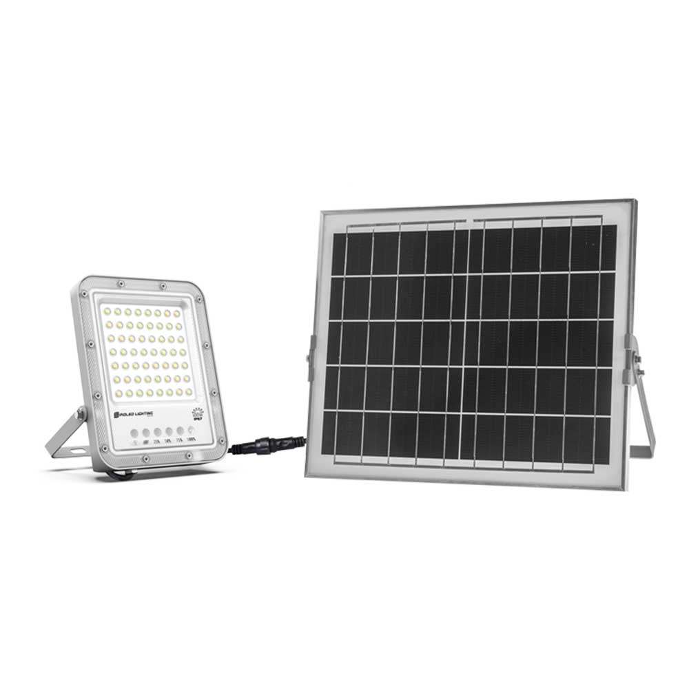 PioLED Karu Solar LED Motion Sensor Floodlight 100W 1000lm 3000K