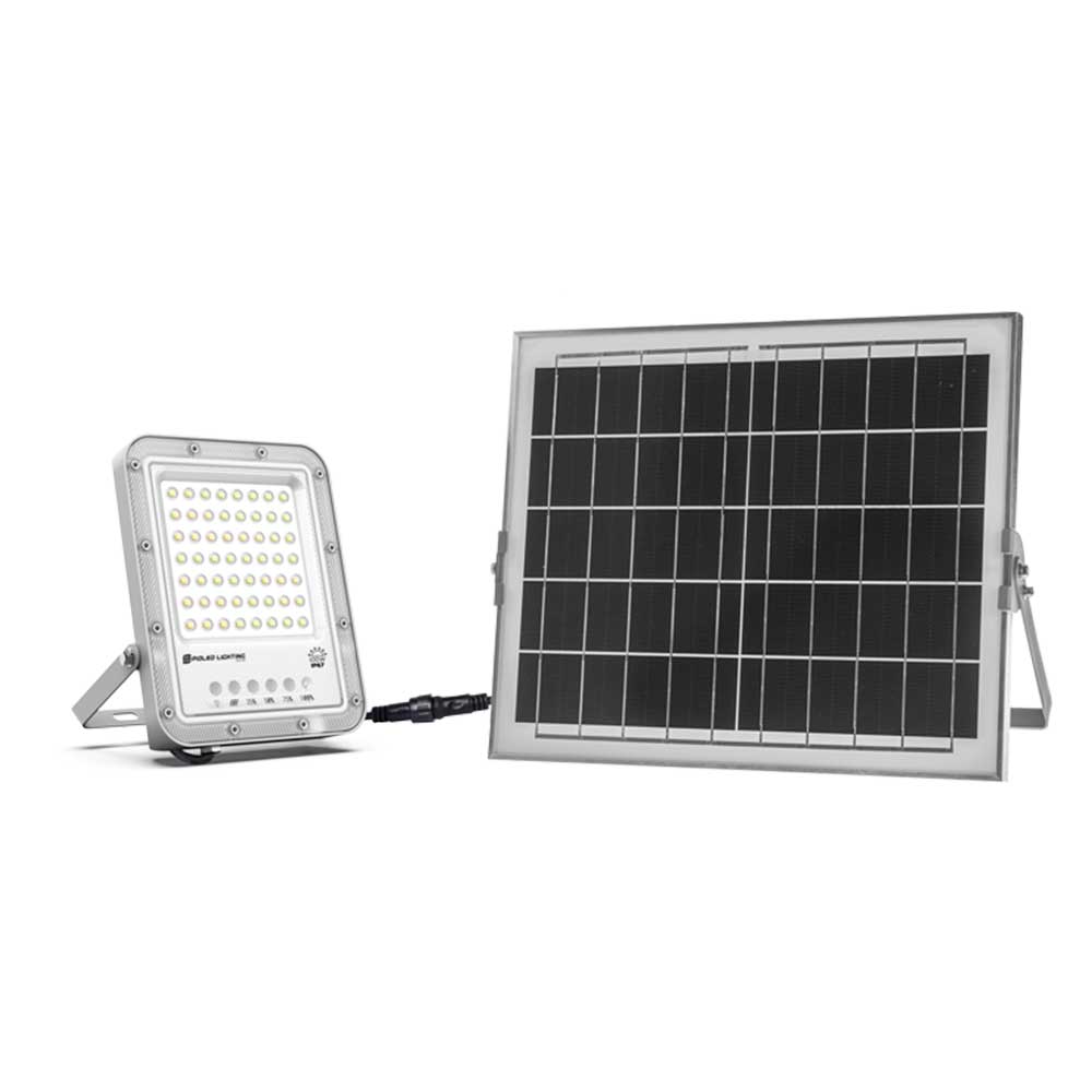 PioLED Karu Solar LED Motion Sensor Floodlight 100W 1000lm 6000K