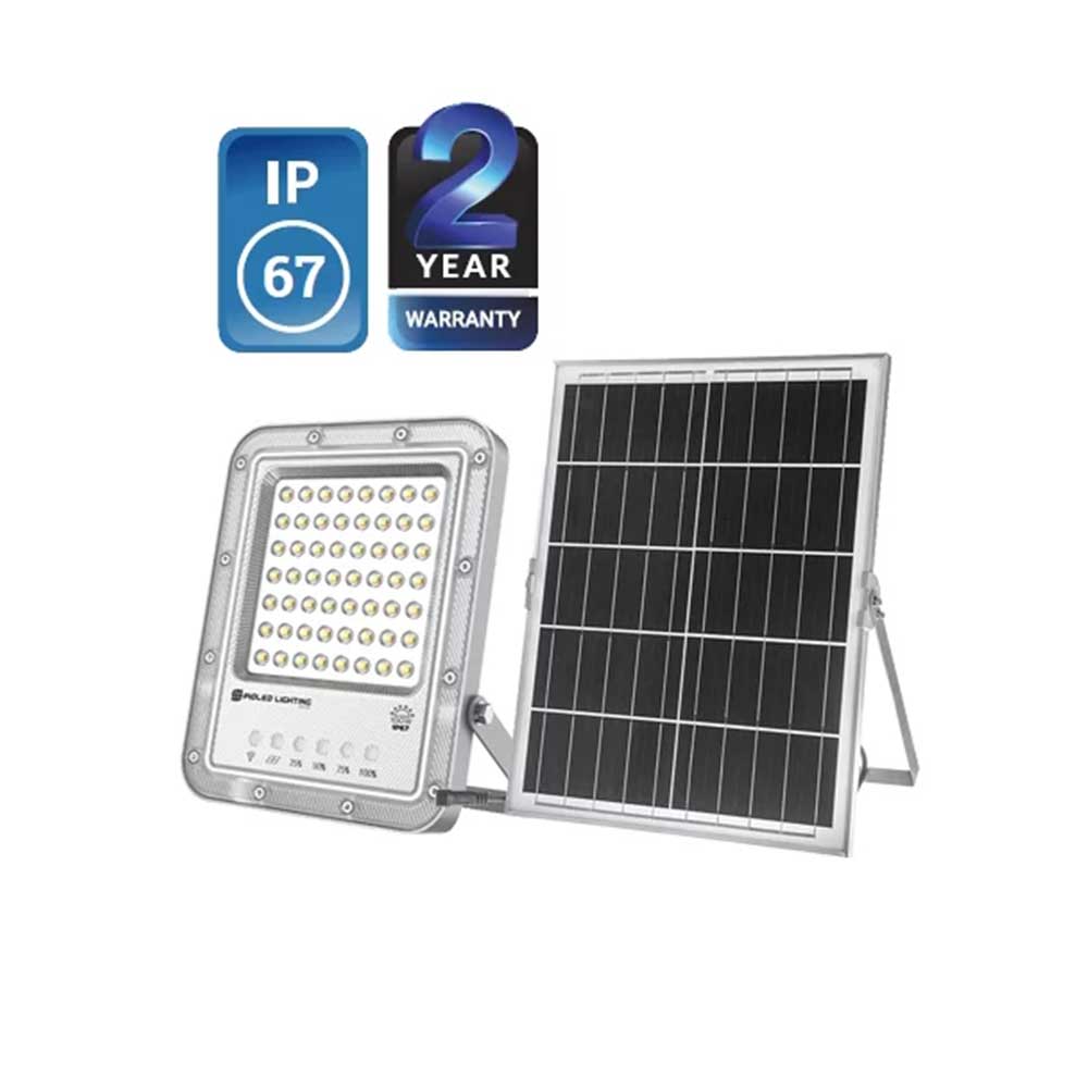 PioLED Karu Solar LED Motion Sensor Floodlight 200W 2000lm 4000K