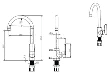 Load image into Gallery viewer, Cobra Seine Sink Mixer - Chrome
