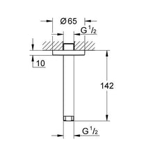 Load image into Gallery viewer, GROHE Rainshower® Ceiling Mounted Shower Arm - Chrome
