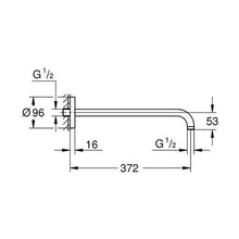 Load image into Gallery viewer, GROHE Rainshower® Modern Shower Arm 372mm
