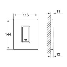 Load image into Gallery viewer, GROHE Skate Cosmopolitan Actuation Plate Chrome
