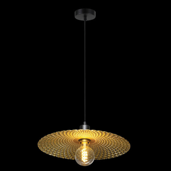 K. Light Golden Nugget Pendant - Gold