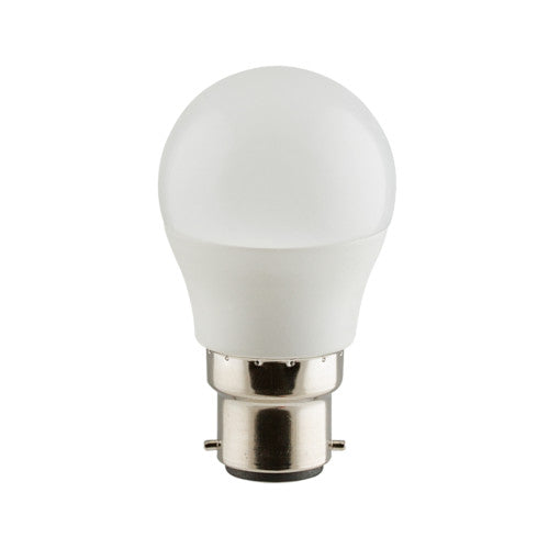 Eurolux LED Dimmable Golf Ball Bulb B22 5W 450lm Warm White - Opal