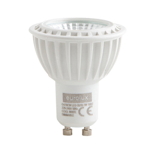 Eurolux LED Dimmable Bulb GU10 7W 470lm Cool White