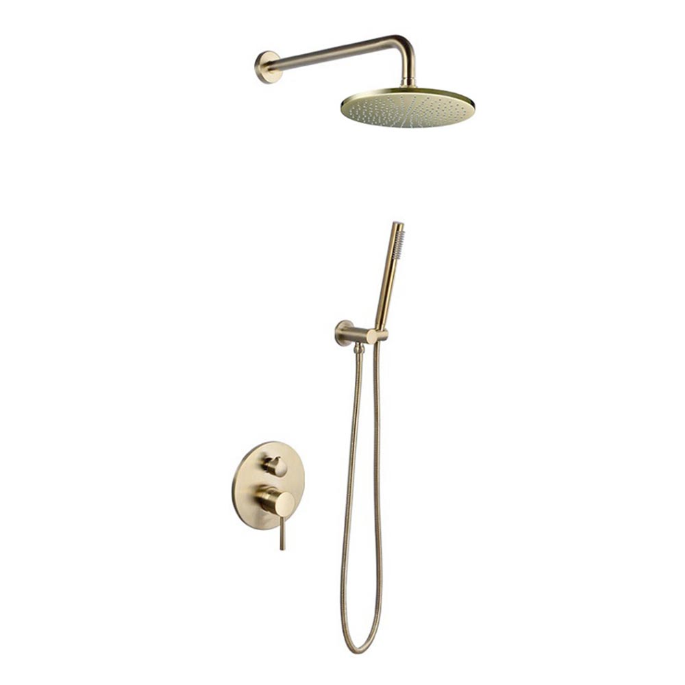 Trendy Taps Hand Shower Set with Hose Brushed Gold