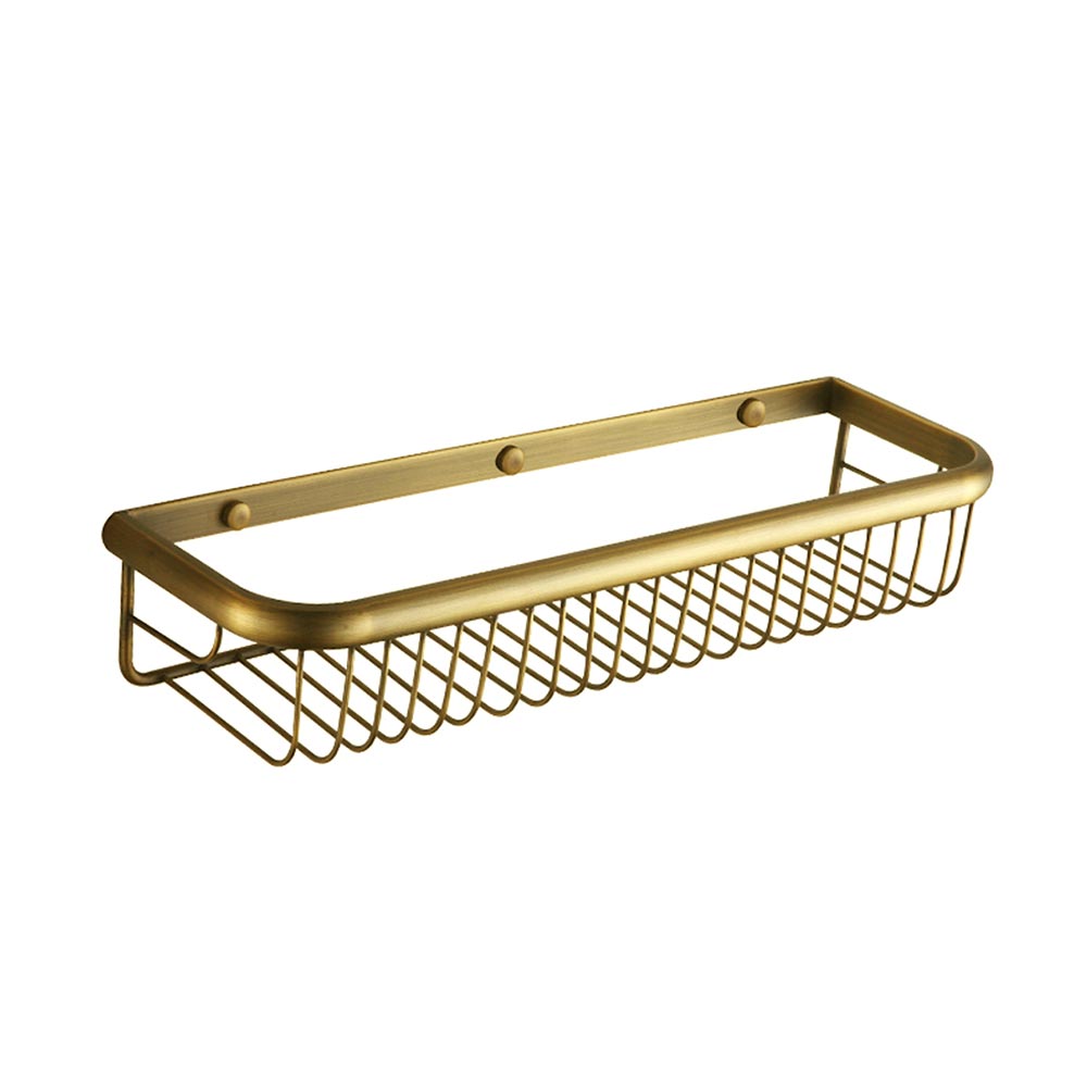 Trendy Taps Side Shower Shelf Brushed Gold