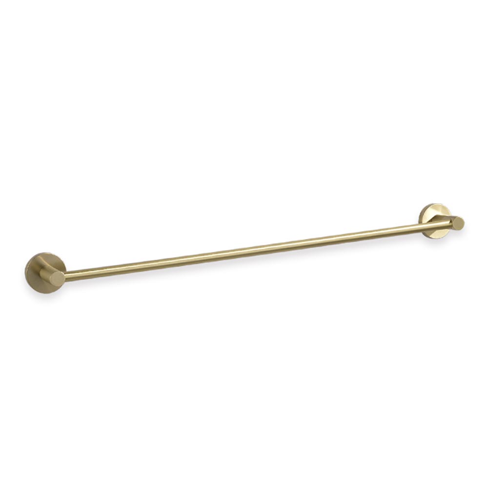 Trendy Taps Single Towel Rail Brushed Gold