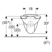 Load image into Gallery viewer, Geberit Bambini Wall-hung Toilet with Washdown &amp; Seat Pads
