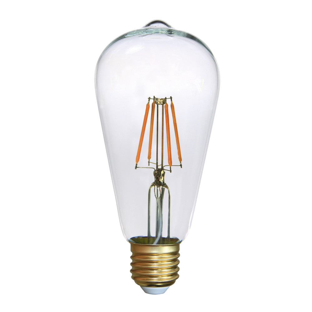 K. Light E27 T64 LED Filament Balloon Bulb 4W