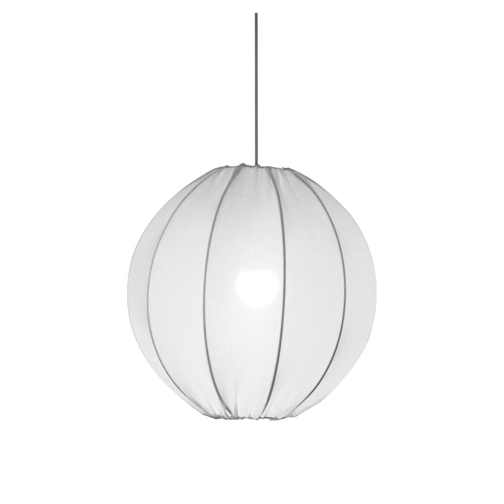 Round Bubble Ball Pendant - White