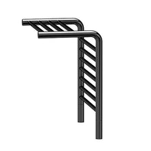 Load image into Gallery viewer, Jeeves Large Tangent M Shelved Heated Towel Rail
