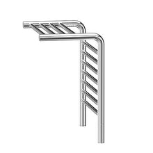 Load image into Gallery viewer, Jeeves Large Tangent M Shelved Heated Towel Rail
