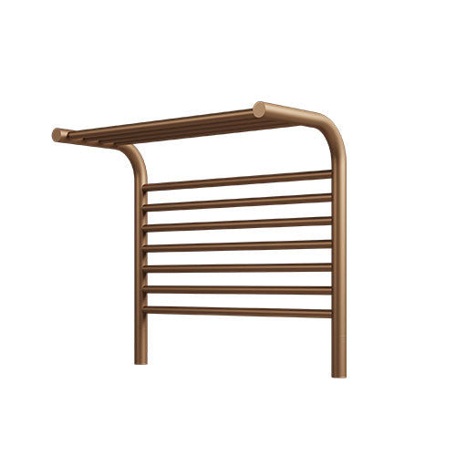 Jeeves Medium Tangent M Shelved Heated Towel Rail