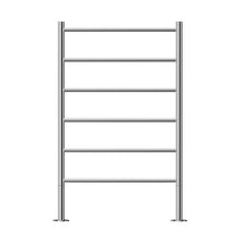 Load image into Gallery viewer, Jeeves Medium Tangent X Freestanding Floor-Mounted Heated Towel Rail
