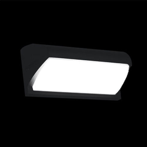 K. Light Coastal Curved LED Wall Light 20W 3000K - Black