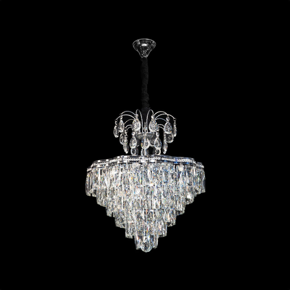 K. Light Elizabeth Crystal Chandelier E14 480W - Chrome