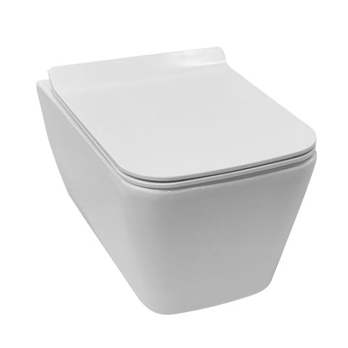 Didi Jacob Wall Hung Soft Close Slim Line Seat Toilet - White – Livecopper