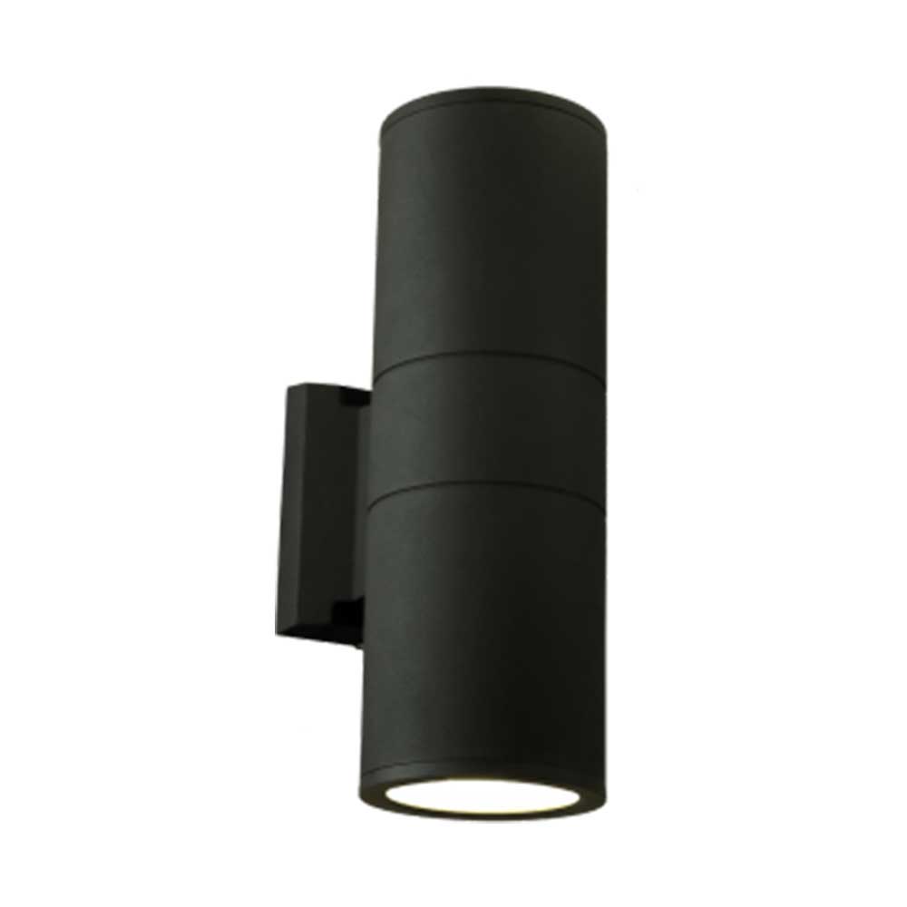 Up and Down Facing Outdoor Wall Light - Black