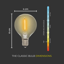 Load image into Gallery viewer, Litehouse Classic Low Voltage Mini LED Replacement Bulbs G40 E12 5V
