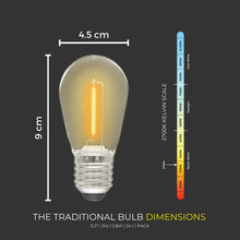 Load image into Gallery viewer, Litehouse Traditional Solar Festoon LED Replacement Bulb E27 5V
