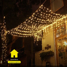 Load image into Gallery viewer, Litehouse Curtain LED Fairy Lights Warm White 2m
