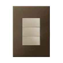 Load image into Gallery viewer, Legrand Arteor 3 Lever 1-Way Light Switch 4 x 2
