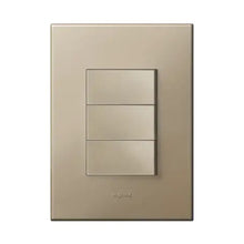 Load image into Gallery viewer, Legrand Arteor 3 Lever 1-Way Light Switch 4 x 2
