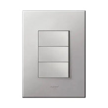 Load image into Gallery viewer, Legrand Arteor 3 Lever 1-Way Light Switch 4 x 2
