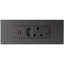 Load image into Gallery viewer, Legrand Arteor 6 Module Power Cluster with USB
