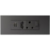 Legrand Arteor 6 Module Power Cluster with USB