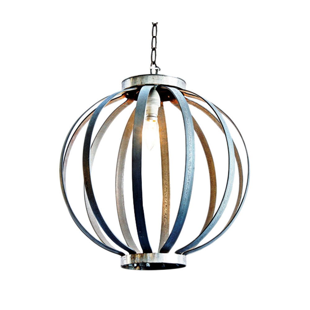 Flat Barred Globe Bartley Pendant