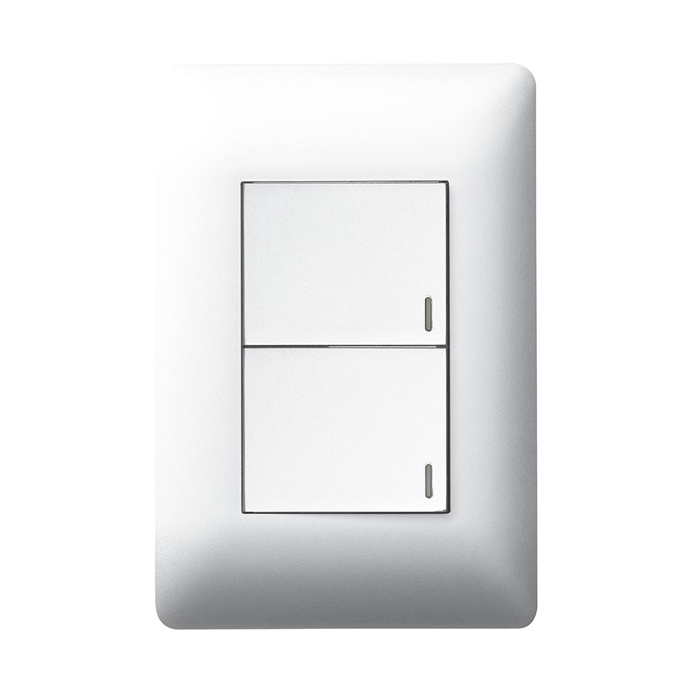 Legrand Ysalis 2 Lever Dimmer Switch and 2 Way 4 x 2