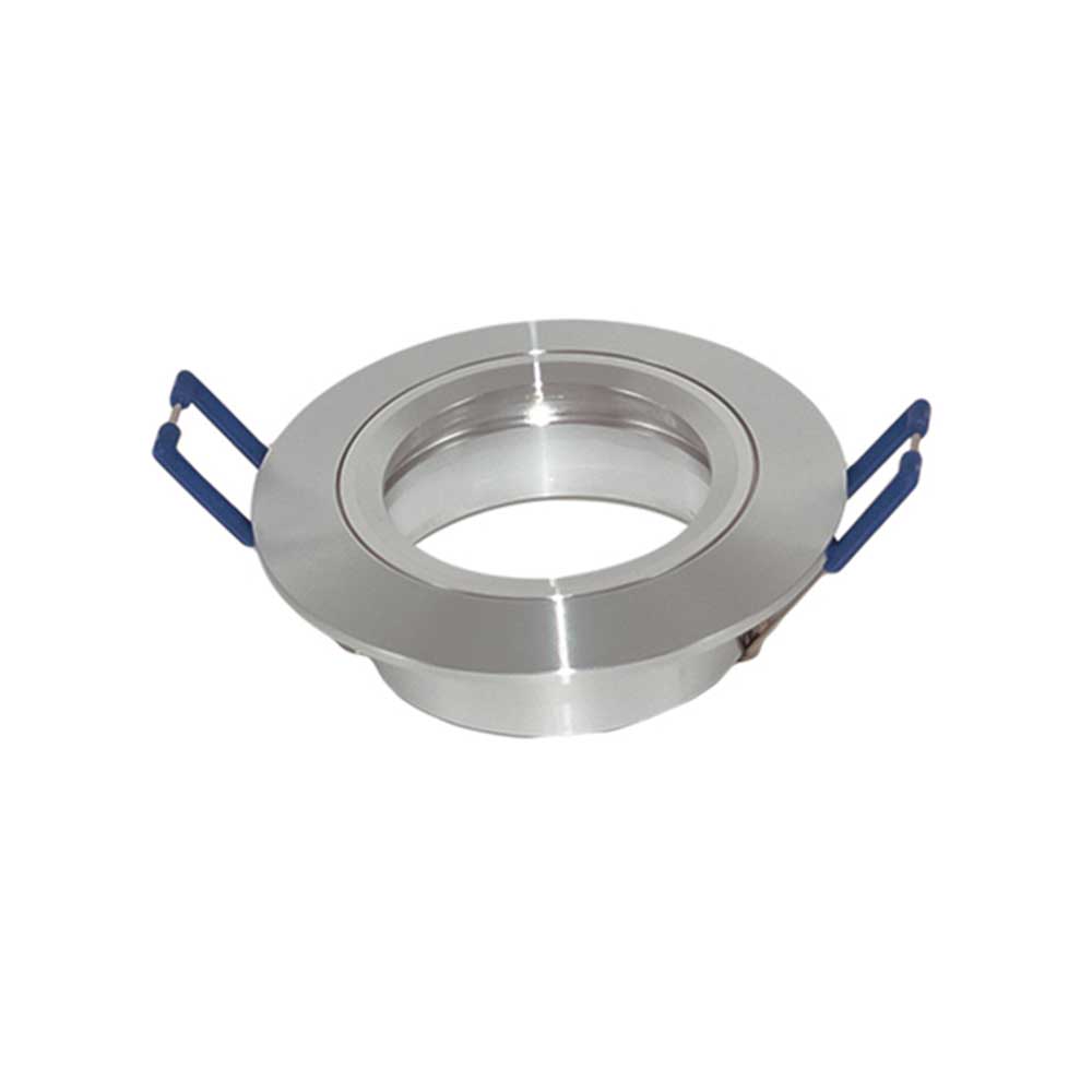 PioLED SN616 Fixed Beveled Downlight Fixture - Silver