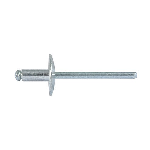 Ruwag Blind Rivet L/Flange 4.8 x 24mm 100 Pack