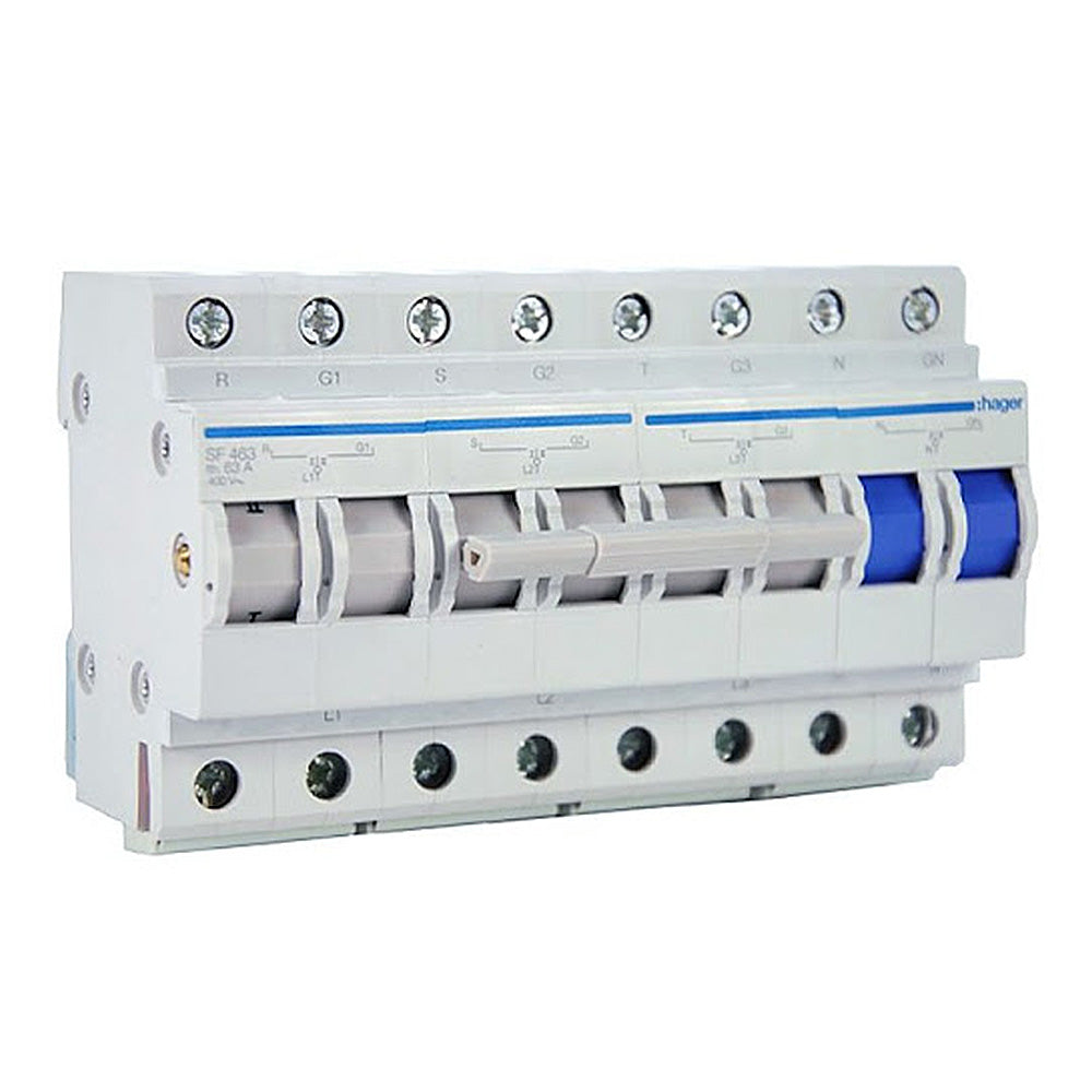 Hager 63A 4P Changeover Switch – Livecopper