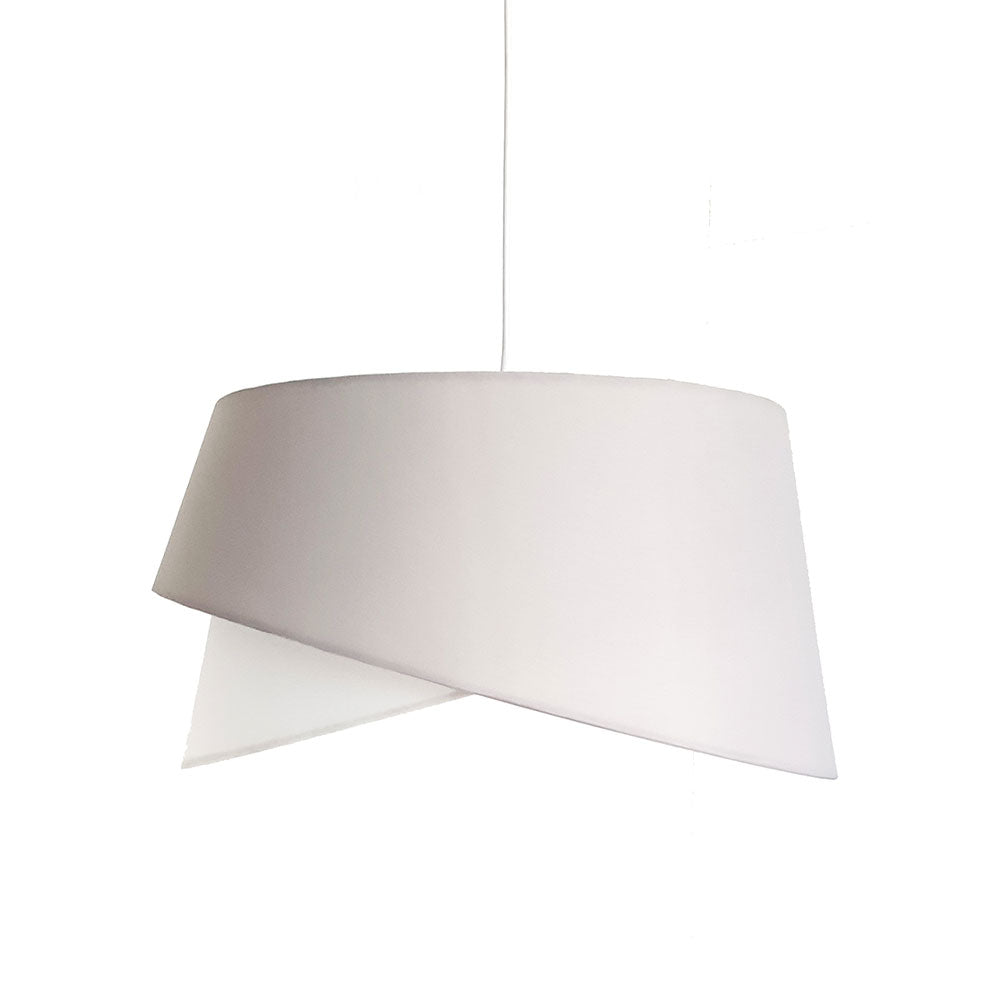 Large Combo Venus Polymat Parchment Pendant - White