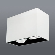 Load image into Gallery viewer, Spazio Lone Rectangular Tiltable Downlight - White/black insert
