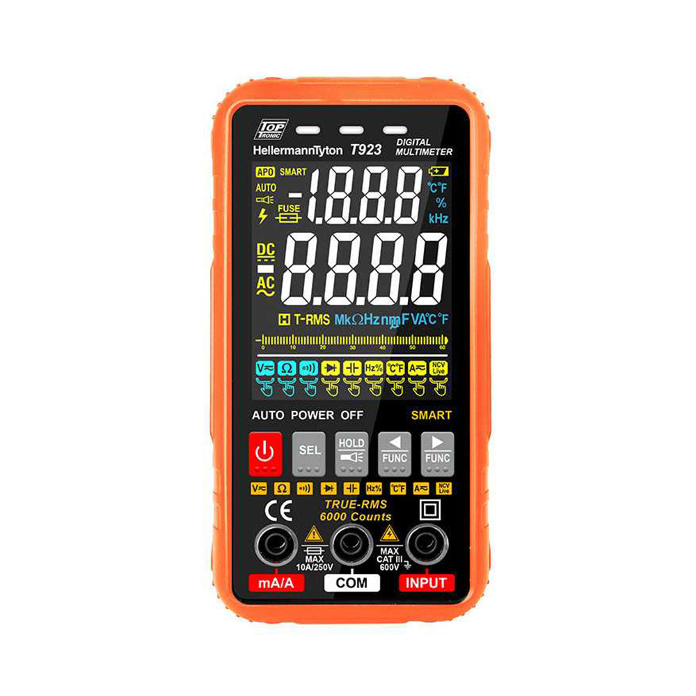 HellermannTyton Multimeter LCD 600V