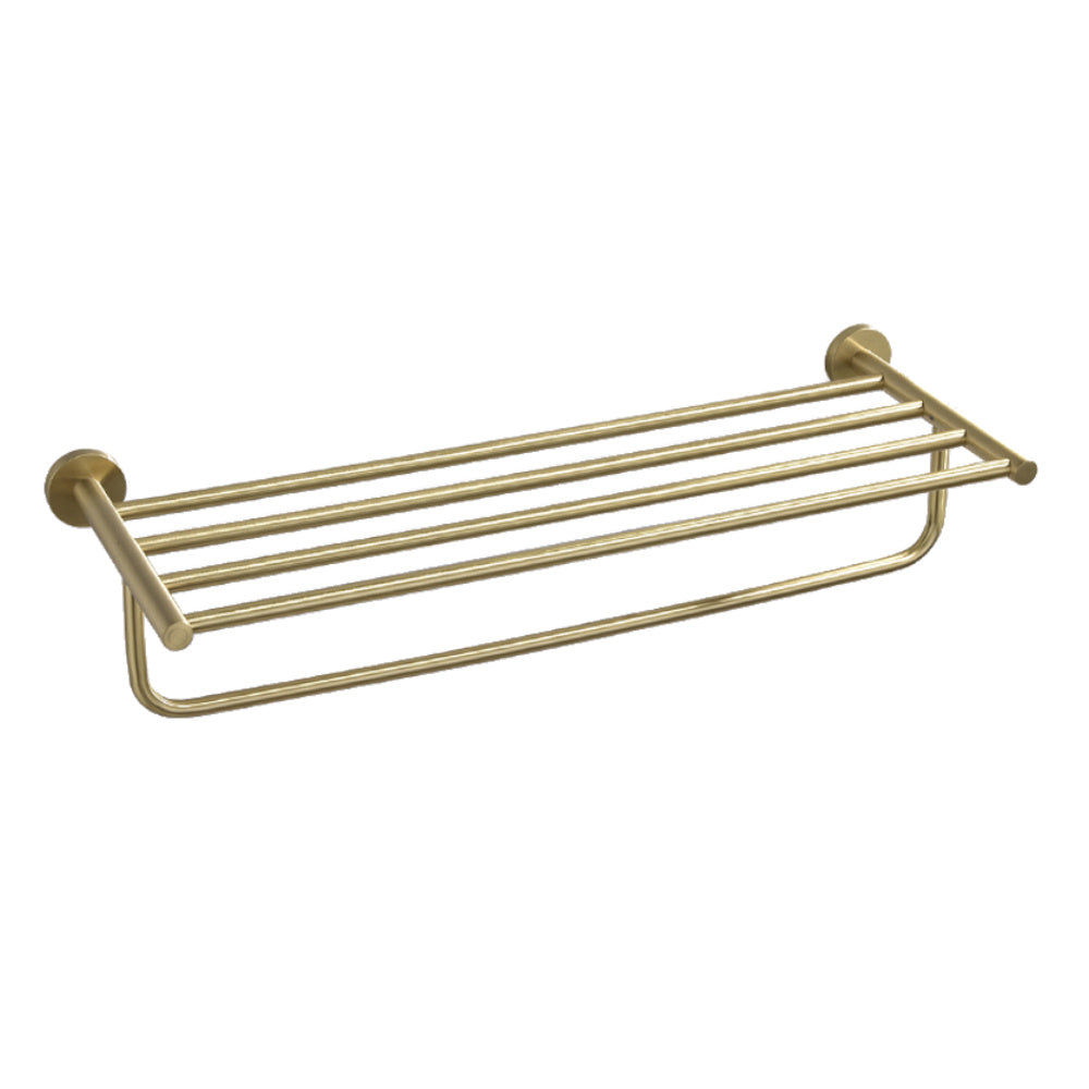 Trendy Taps Aurum 5 Bar Towel Rail and Shelf Combo