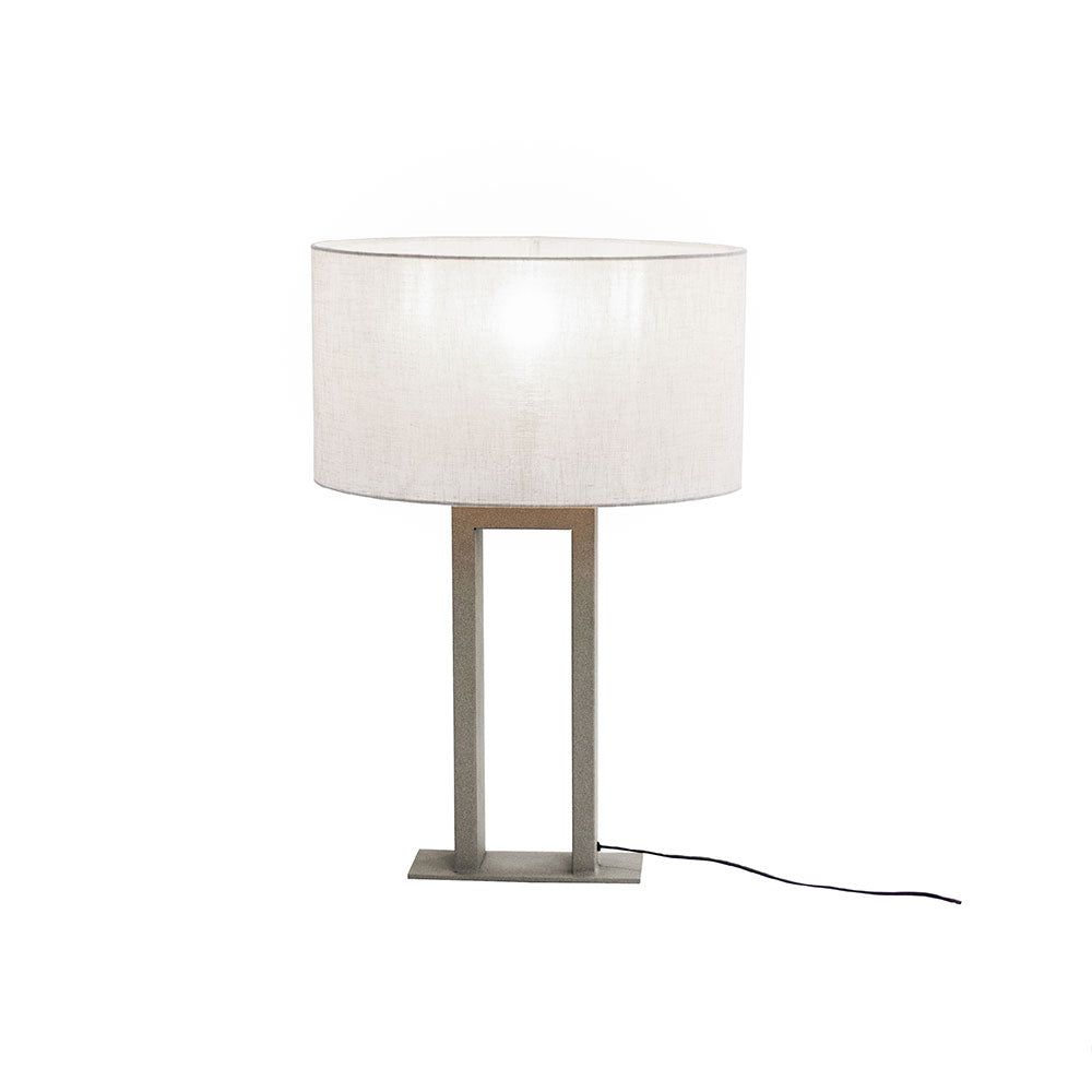 Mild Steel Baobab Table Lamp - Pebble Ferro