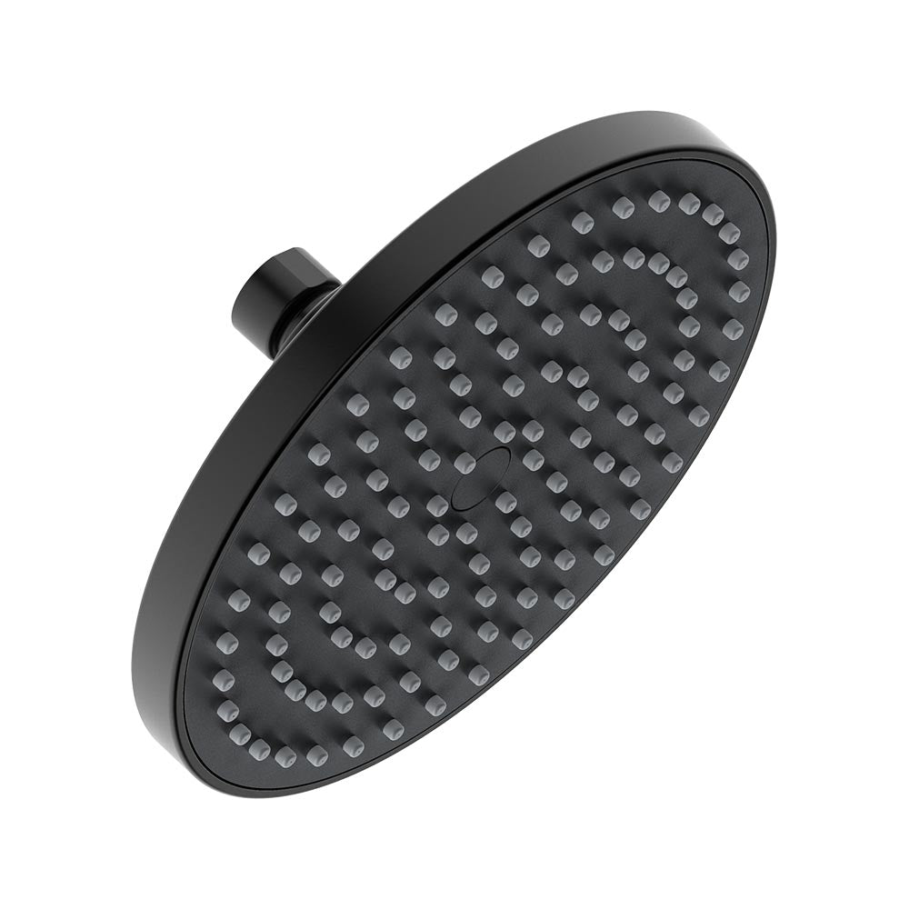 LIQUIDRed Plus Shower Rose 200mm - Matt Black (ABS)