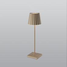 Load image into Gallery viewer, Spazio Plissè Rechargeable LED Table Lamp 2.2W 188lm 2700-3000k
