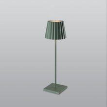 Load image into Gallery viewer, Spazio Plissè Rechargeable LED Table Lamp 2.2W 188lm 2700-3000k
