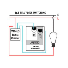 Load image into Gallery viewer, VETi 3 1 Lever Wide Dimmer Switch 4 x 2
