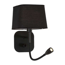 Load image into Gallery viewer, EGLO 2 Light Wall Fitting 40W E14 3000K - Black
