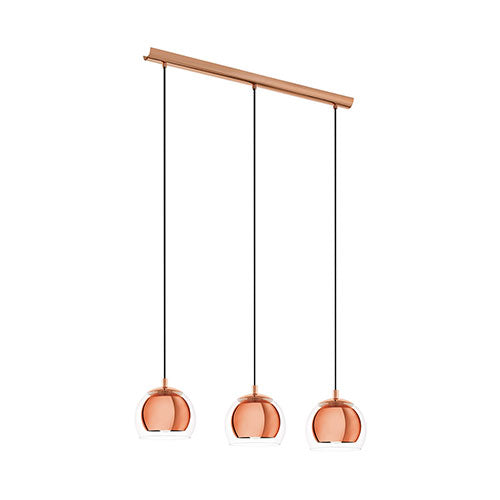 Eurolux Rocamar Pendant Copper - 3 Lights