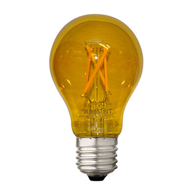 LED Bulb A60 Colour Filament E27 4W Yellow